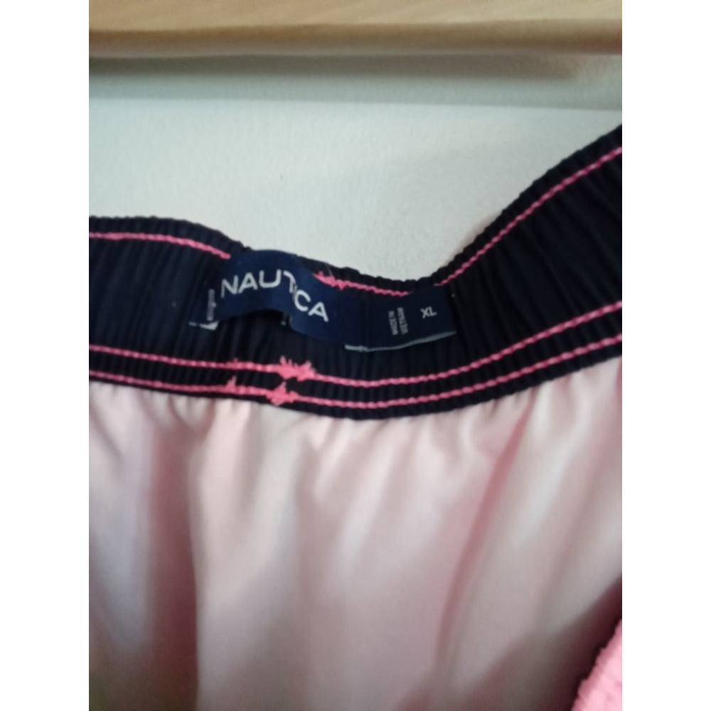 Men's Nautica Swim Trunks XL Blue Pink - Picture 2 of 5